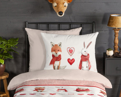 Kinderdekbedovertrek Good Morning Flanel Timmy - Duitsland 135x200 + 1* 80x80 cm