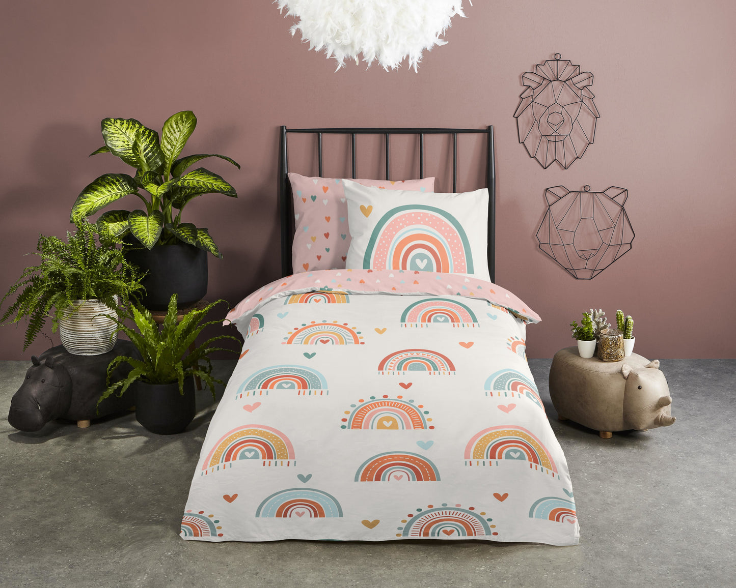 Kinderdekbedovertrek Good Morning Louie - 1 persoons 140Ã—200/220 cm