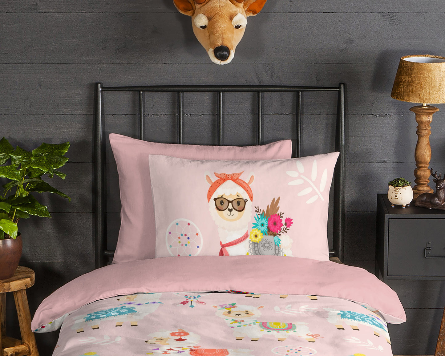 Kinderdekbedovertrek Good Morning Flanel Ladida - 1 persoons 140Ã—200/220 cm
