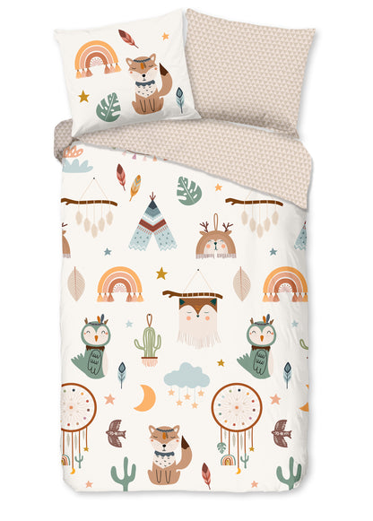 Kinderdekbedovertrek Good Morning Remi - 1 persoons 140Ã—200/220 cm