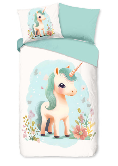 Kinderdekbedovertrek Good Morning Flanel One - 1 persoons 140Ã—200/220 cm