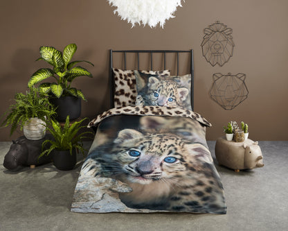 Kinderdekbedovertrek Pure microvezel Mascha - 1 persoons 140Ã—200/220 cm