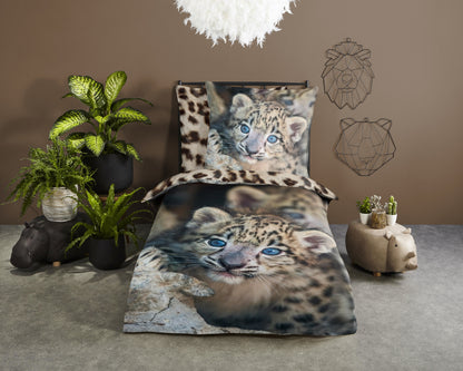 Kinderdekbedovertrek Pure microvezel Mascha - Duitsland 135x200 + 1* 80x80 cm