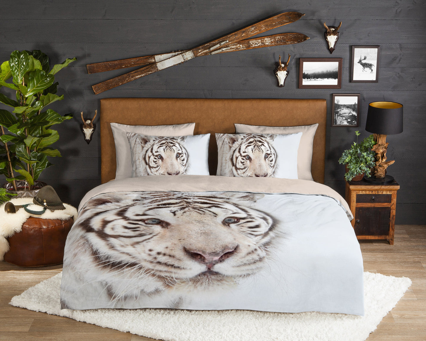 Dekbedovertrek Good Morning Flanel Thor - Lits jumeaux XL 260x200/220 cm