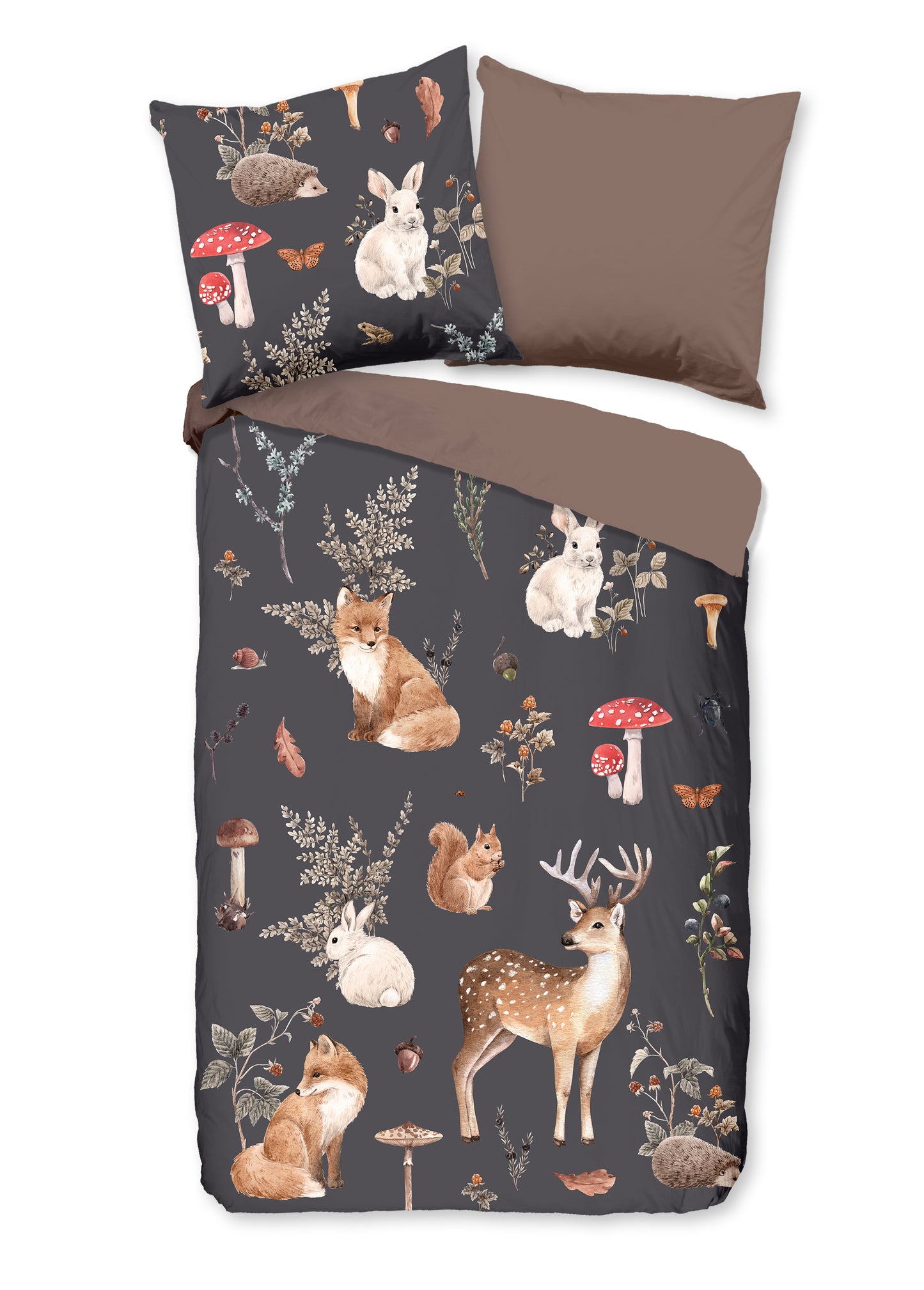 Kinderdekbedovertrek Pure microvezel Rox - Duitsland 135x200 + 1* 80x80 cm