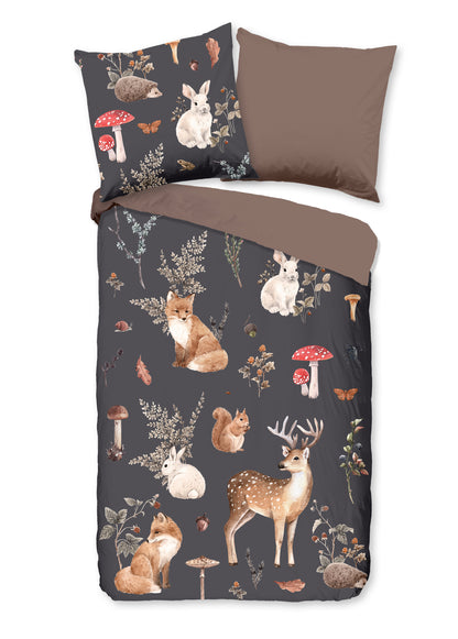 Kinderdekbedovertrek Pure microvezel Rox - Duitsland 135x200 + 1* 80x80 cm