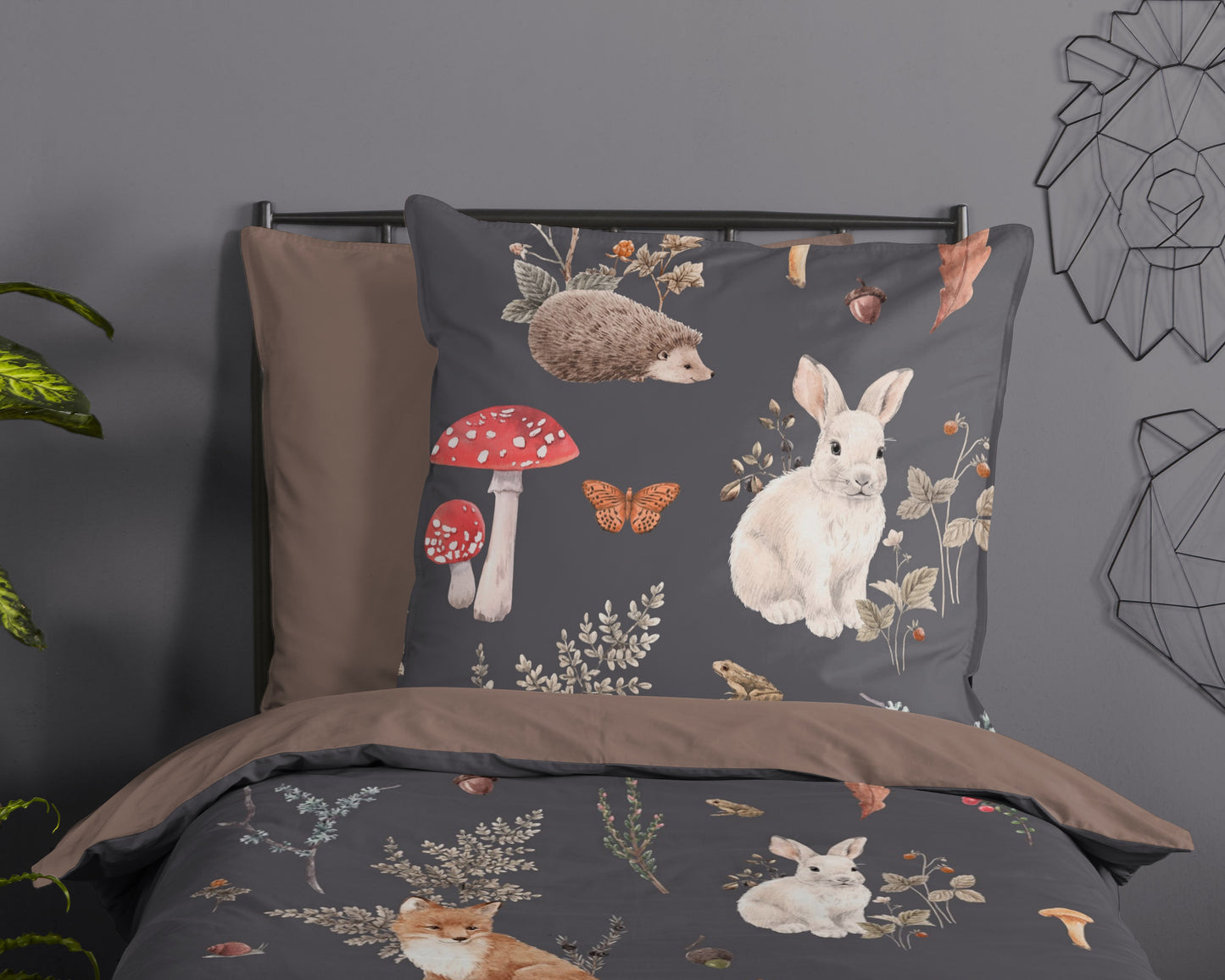 Kinderdekbedovertrek Pure microvezel Rox - Duitsland 135x200 + 1* 80x80 cm