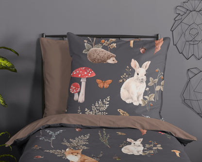 Kinderdekbedovertrek Pure microvezel Rox - Duitsland 135x200 + 1* 80x80 cm