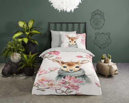 Kinderdekbedovertrek Good Morning Leone - 1 persoons 140Ã—200/220 cm