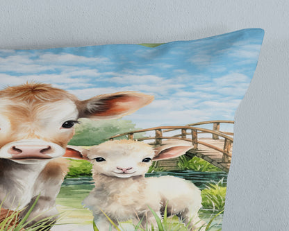 Kinderdekbedovertrek Pure microvezel Farm - 1 persoons 140Ã—200/220 cm
