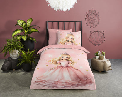 Kinderdekbedovertrek Good Morning Amelie - 1 persoons 140Ã—200/220 cm