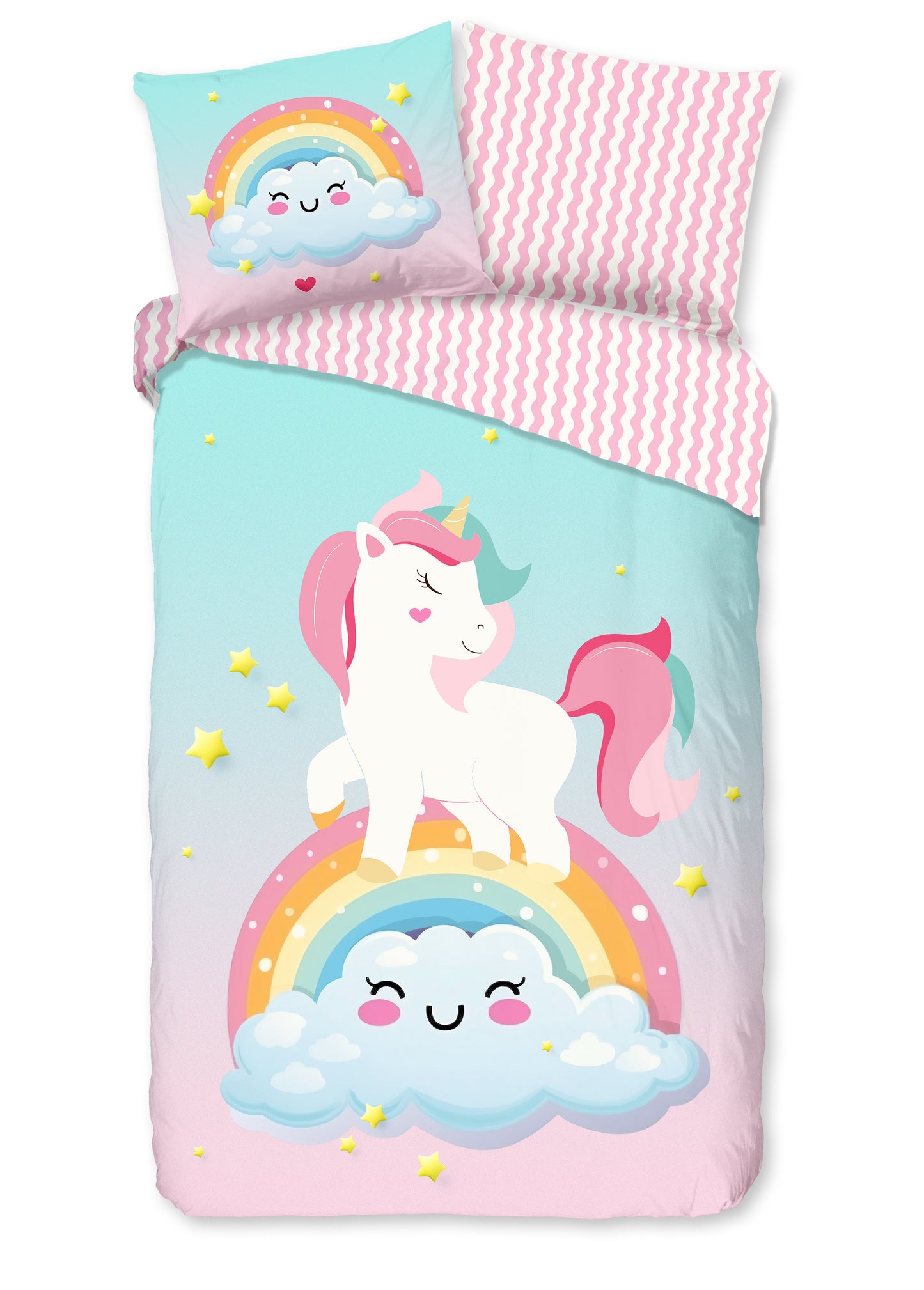 Kinderdekbedovertrek Good Morning Sweety - 1 persoons 140Ã—200/220 cm