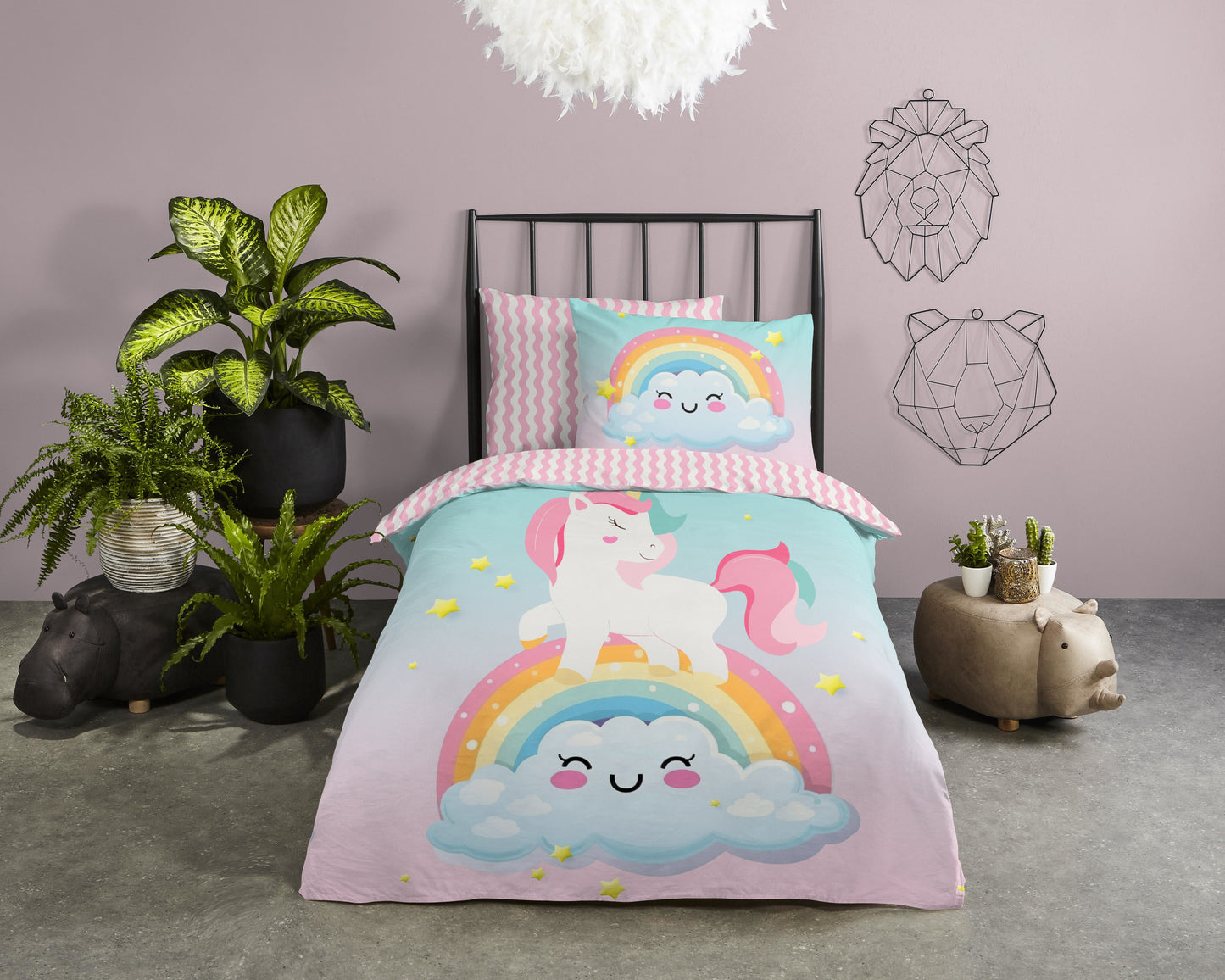 Kinderdekbedovertrek Good Morning Sweety - 1 persoons 140Ã—200/220 cm