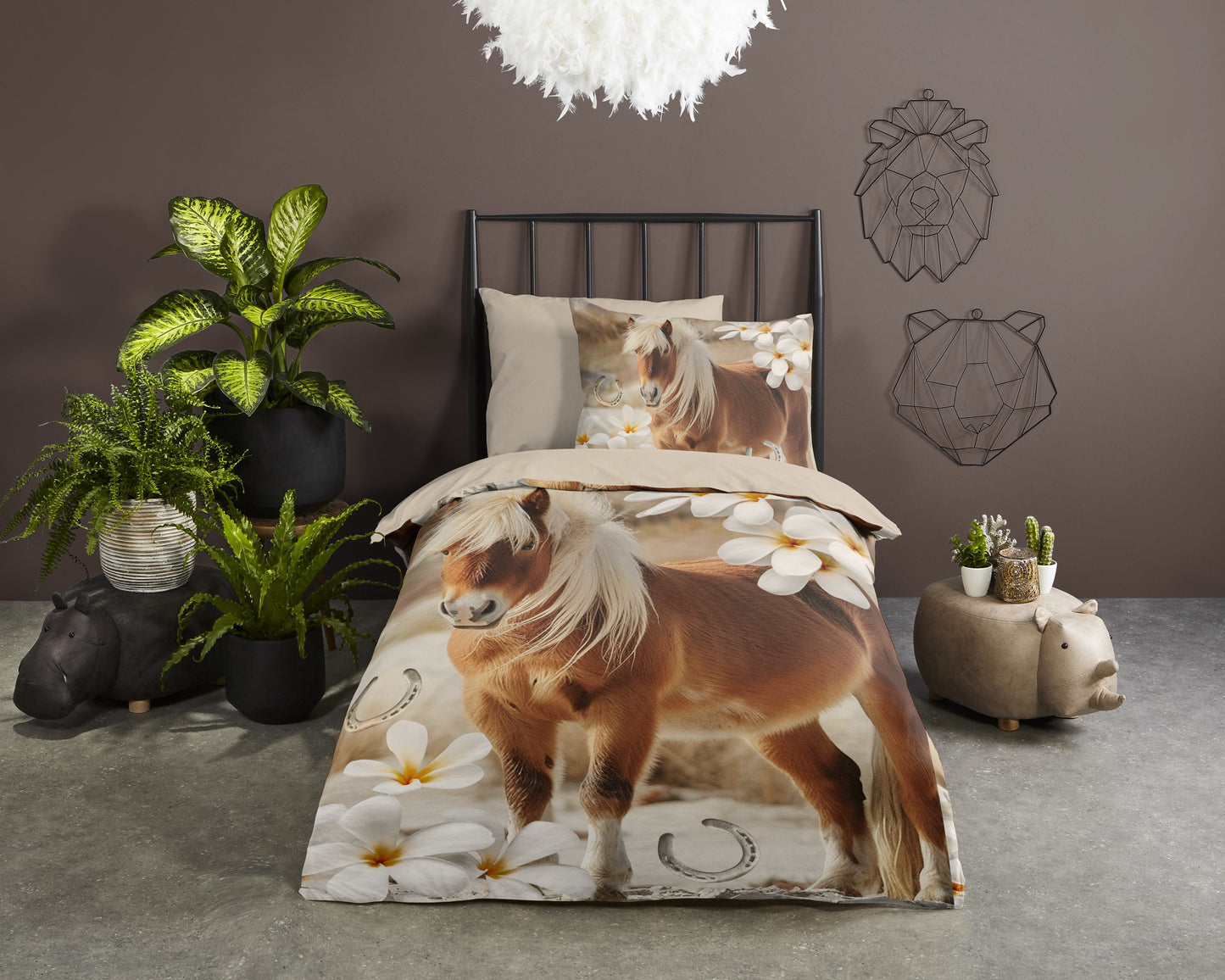Kinderdekbedovertrek Pure microvezel Fabi - 1 persoons 140Ã—200/220 cm