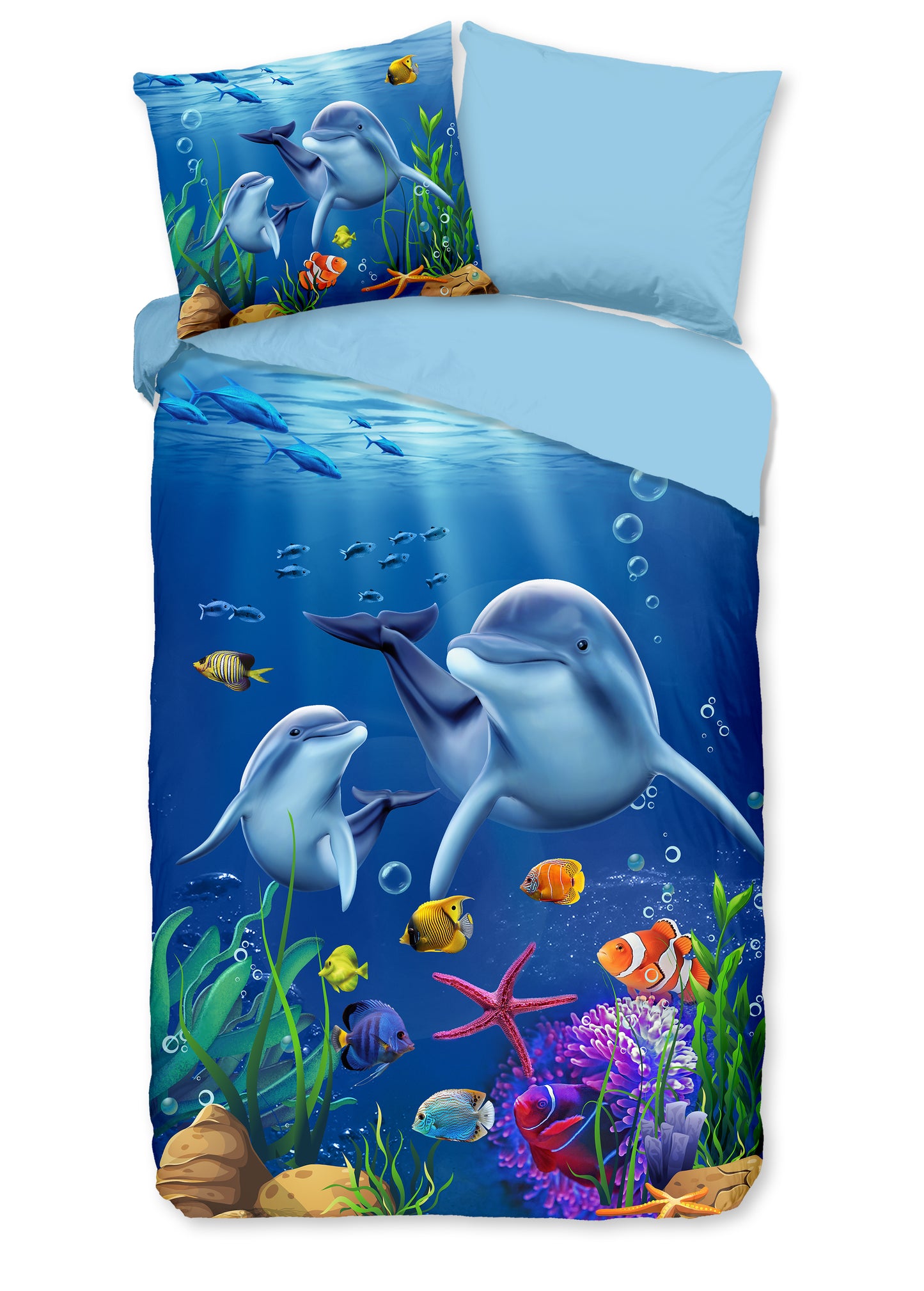 Kinderdekbedovertrek Pure microvezel Mare - 1 persoons 140Ã—200/220 cm