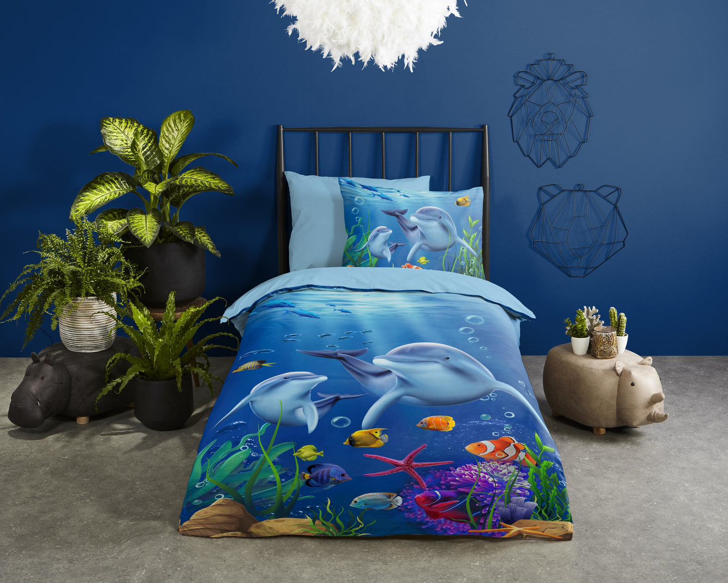Kinderdekbedovertrek Pure microvezel Mare - 1 persoons 140Ã—200/220 cm