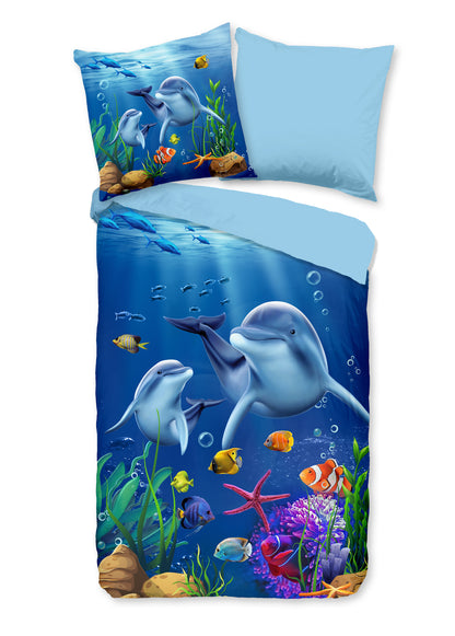Kinderdekbedovertrek Pure microvezel Mare - Duitsland 135x200 + 1* 80x80 cm