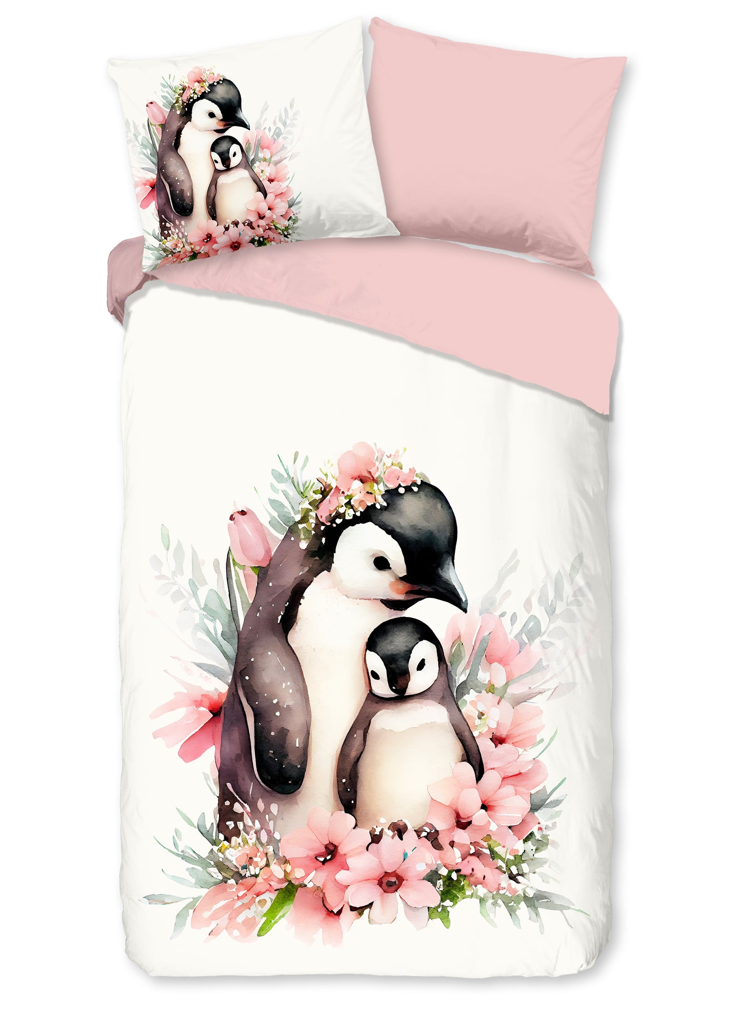 Kinderdekbedovertrek Good Morning Flanel Penny - 1 persoons 140Ã—200/220 cm