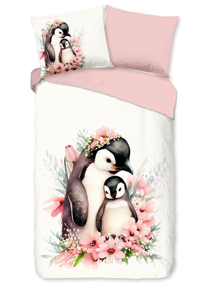 Kinderdekbedovertrek Good Morning Flanel Penny - 1 persoons 140Ã—200/220 cm