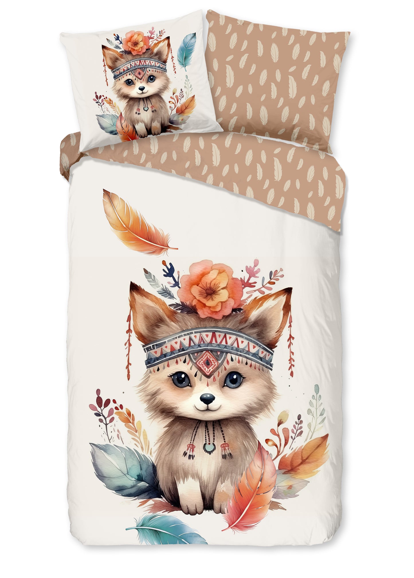 Kinderdekbedovertrek Good Morning Hay - 1 persoons 140Ã—200/220 cm