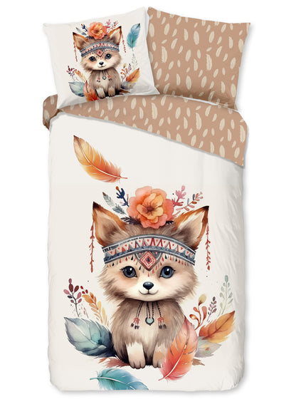 Kinderdekbedovertrek Good Morning Hay - 1 persoons 140Ã—200/220 cm