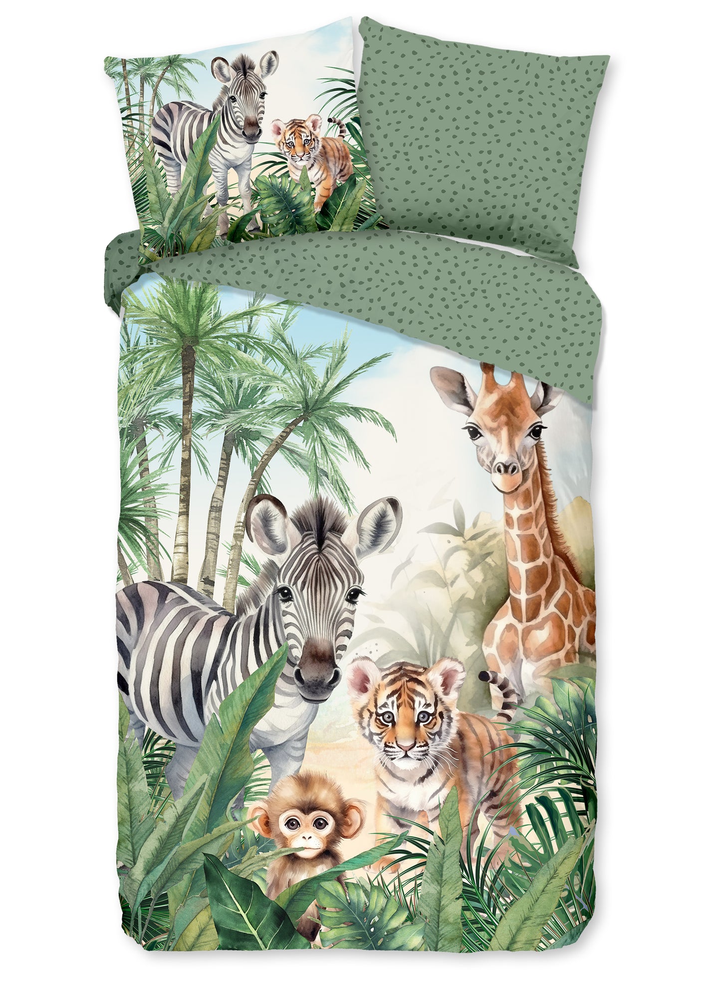Kinderdekbedovertrek Good Morning Thabo - 1 persoons 140Ã—200/220 cm