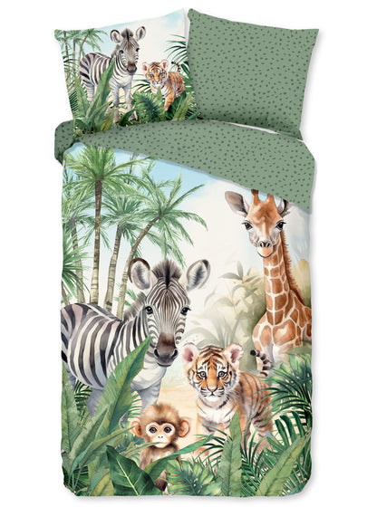 Kinderdekbedovertrek Good Morning Thabo - 1 persoons 140Ã—200/220 cm