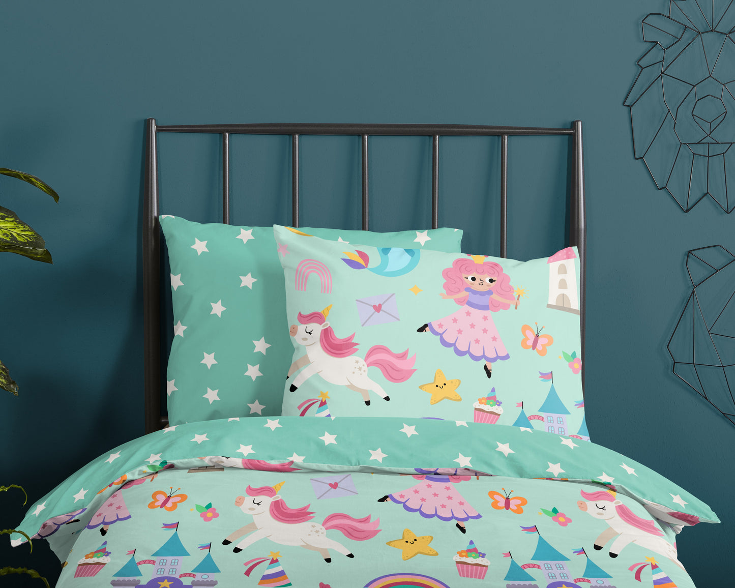 Kinderdekbedovertrek Good Morning Fantastic - 1 persoons 140Ã—200/220 cm