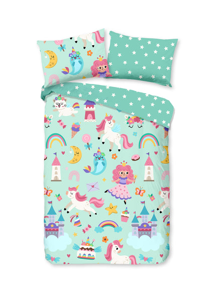 Kinderdekbedovertrek Good Morning Fantastic - Ledikant/ baby 100x135 cm