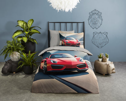 Kinderdekbedovertrek Good Morning Cabrio - 1 persoons 140Ã—200/220 cm