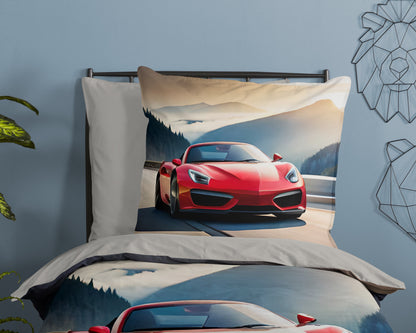 Kinderdekbedovertrek Good Morning Cabrio - Duitsland 135x200 + 1* 80x80 cm