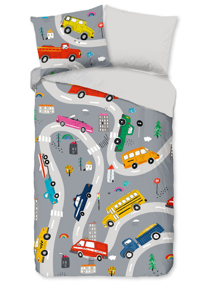 Kinderdekbedovertrek Pure microvezel Voyage - 1 persoons 140Ã—200/220 cm