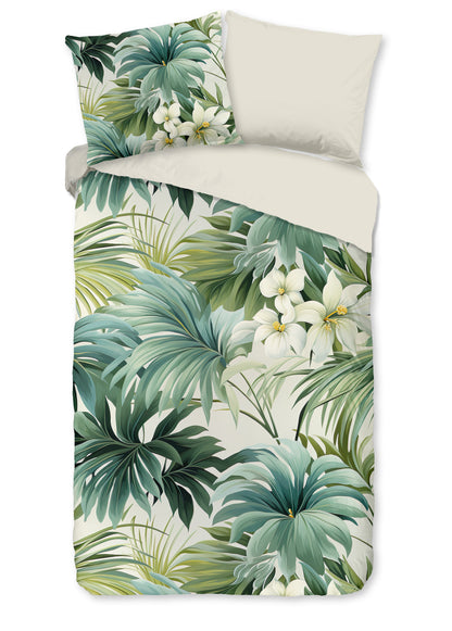 Dekbedovertrek Pure microvezel Virna - 1 persoons 140Ã—200/220 cm