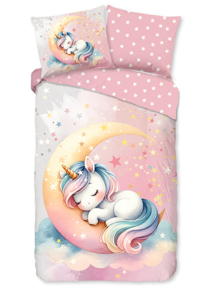 Kinderdekbedovertrek Good Morning Molly - 1 persoons 140Ã—200/220 cm
