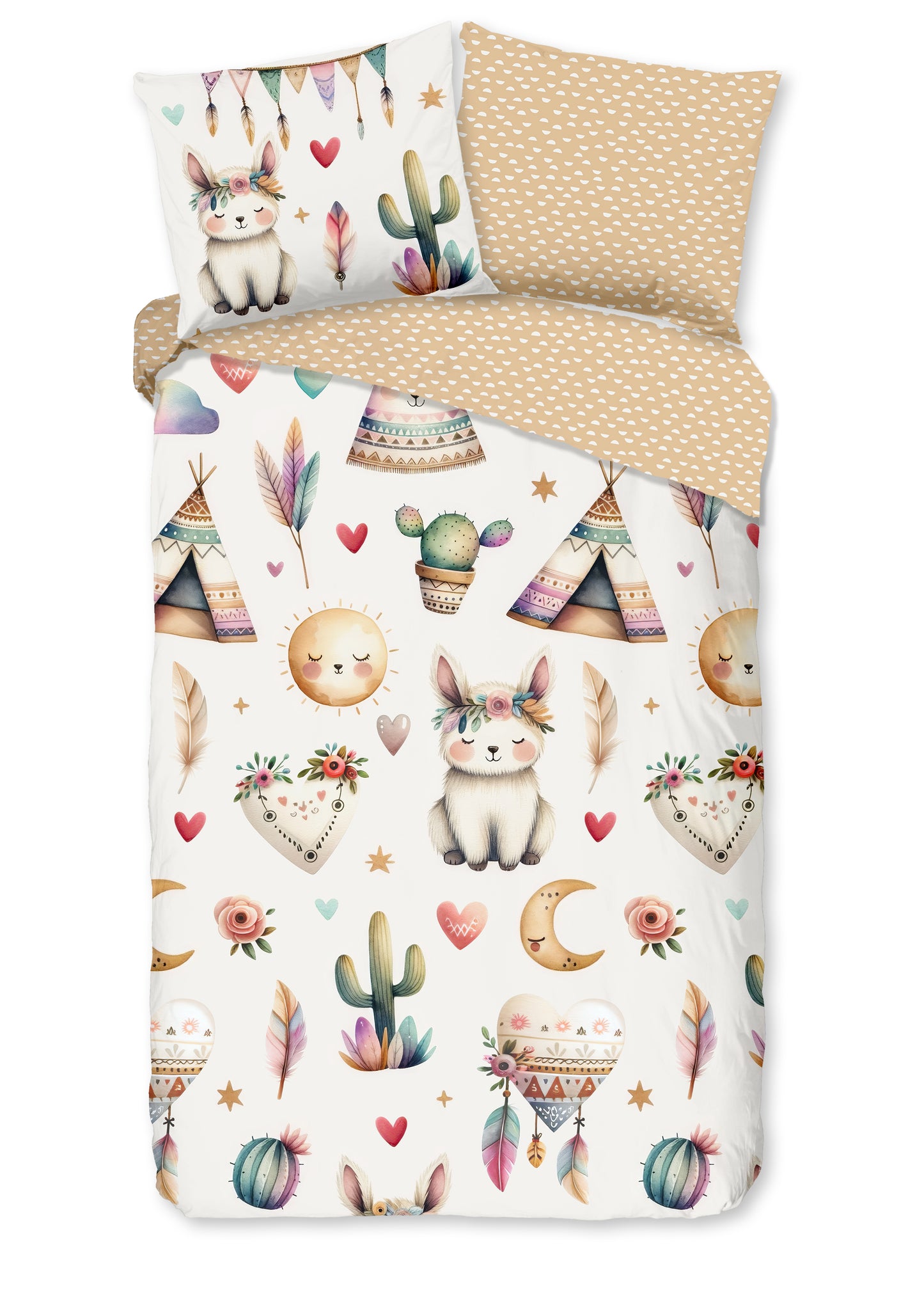 Kinderdekbedovertrek Good Morning Luz - 1 persoons 140Ã—200/220 cm