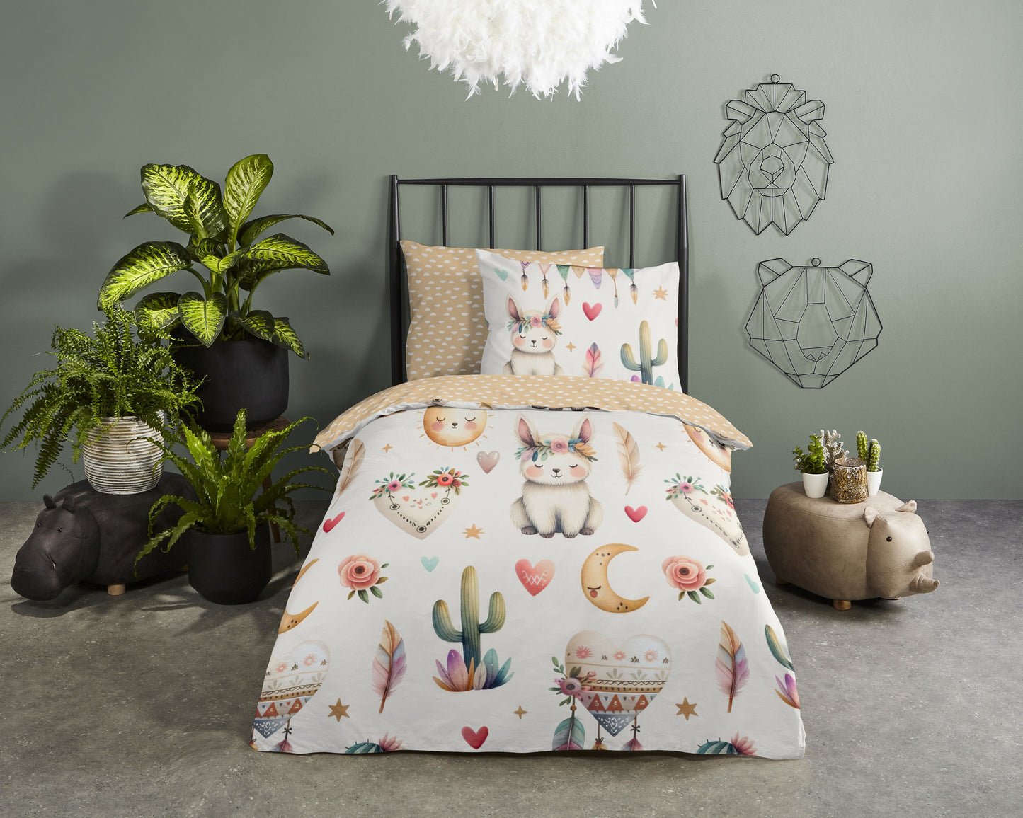 Kinderdekbedovertrek Good Morning Luz - 1 persoons 140Ã—200/220 cm