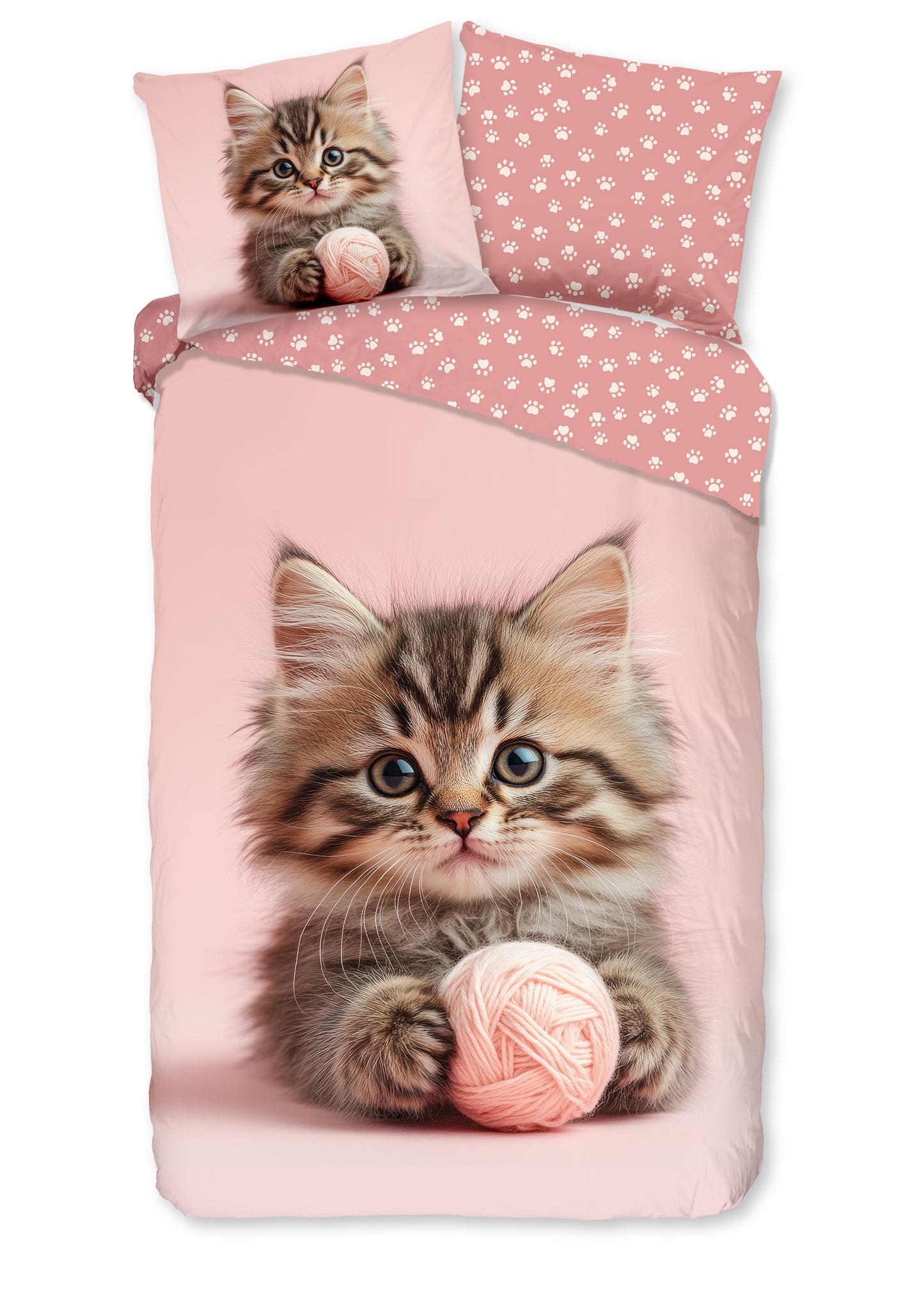 Kinderdekbedovertrek Good Morning Chat - 1 persoons 140Ã—200/220 cm