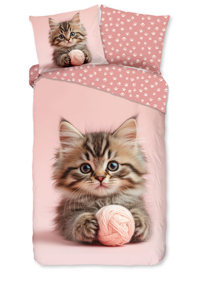Kinderdekbedovertrek Good Morning Chat - 1 persoons 140Ã—200/220 cm