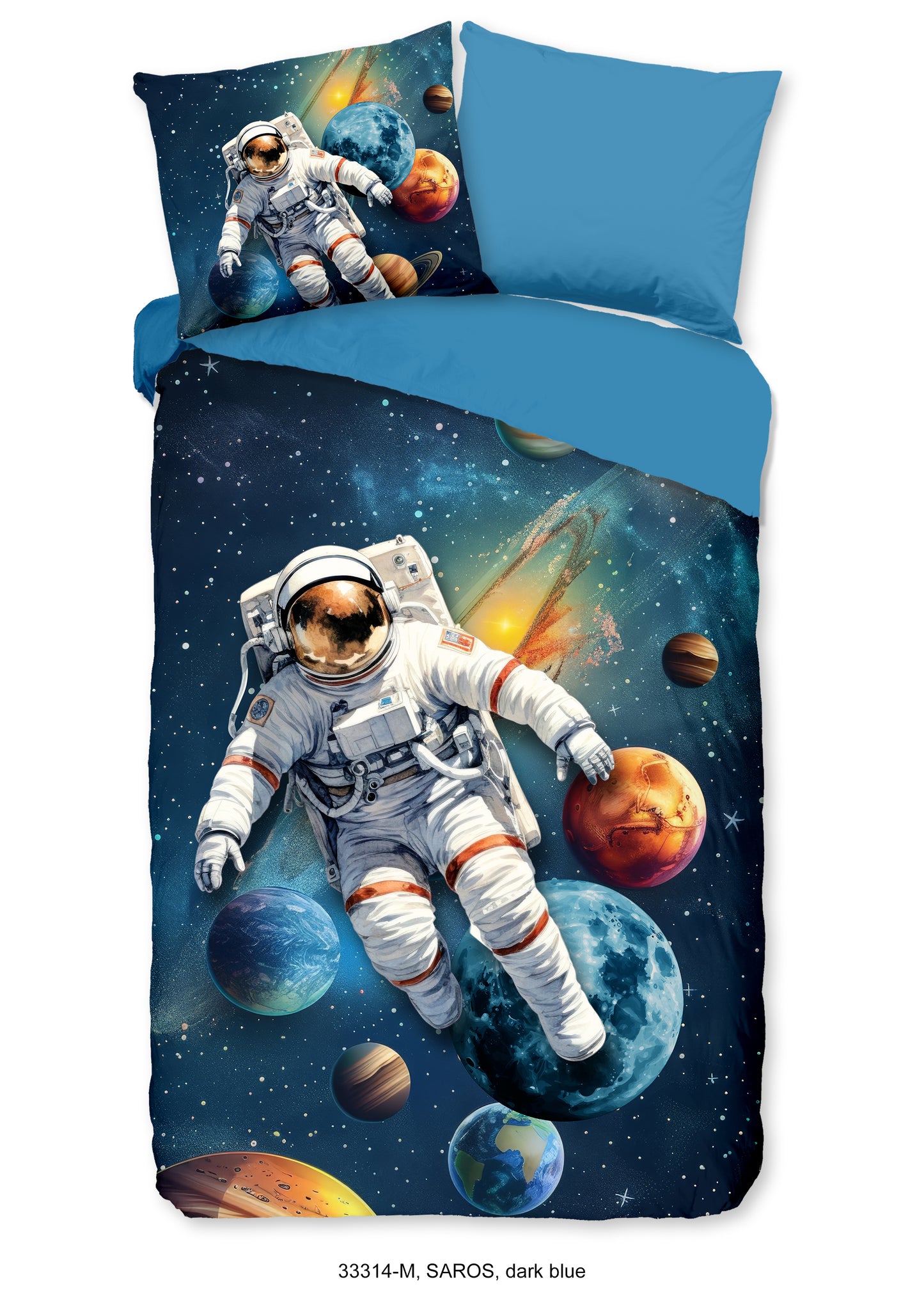 Kinderdekbedovertrek Pure microvezel Saros - 1 persoons 140Ã—200/220 cm