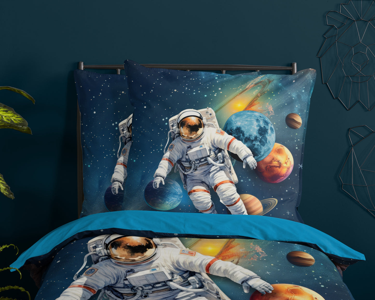 Kinderdekbedovertrek Pure microvezel Saros - Duitsland 135x200 + 1* 80x80 cm