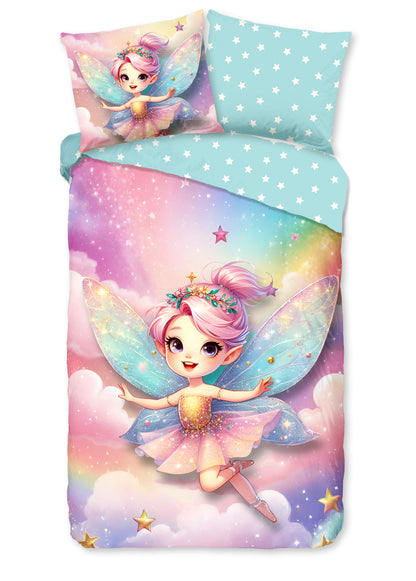 Kinderdekbedovertrek Good Morning Twinkle - 1 persoons 140Ã—200/220 cm