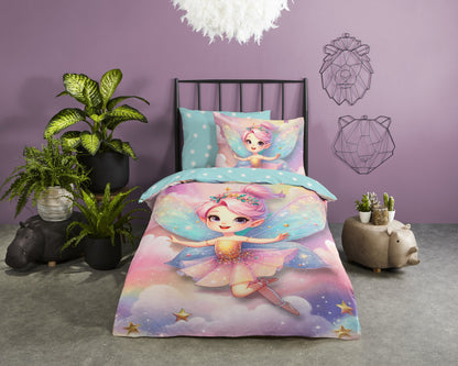 Kinderdekbedovertrek Good Morning Twinkle - 1 persoons 140Ã—200/220 cm