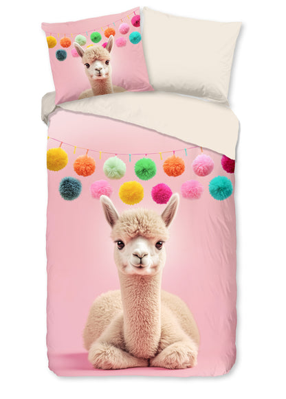 Kinderdekbedovertrek Pure microvezel Relaxing - 1 persoons 140Ã—200/220 cm