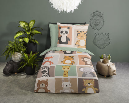 Kinderdekbedovertrek Pure microvezel Ranger - Duitsland 135x200 + 1* 80x80 cm