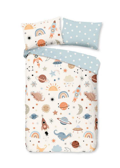 Kinderdekbedovertrek Good Morning Eclips - Peuter 120x150 cm