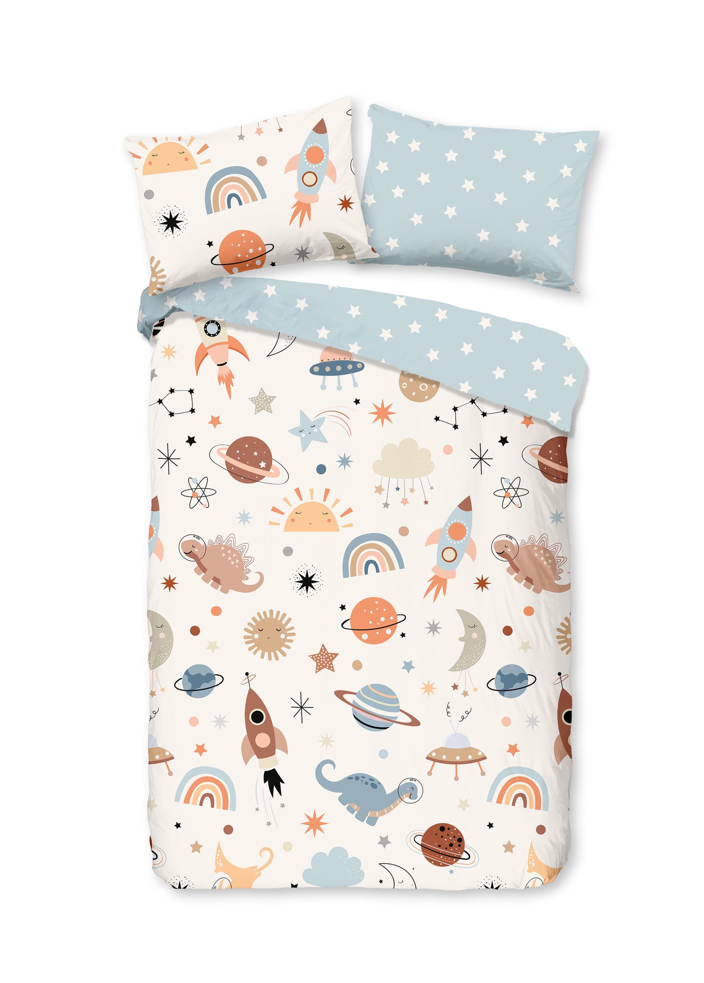 Kinderdekbedovertrek Good Morning Eclips - Ledikant/ baby 100x135 cm
