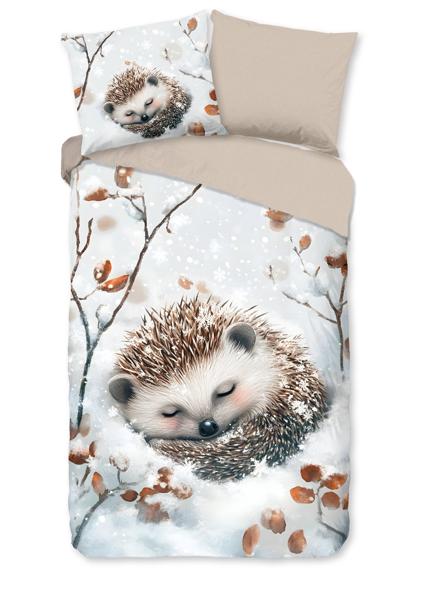 Kinderdekbedovertrek Good Morning Flanel Jussi - 1 persoons 140Ã—200/220 cm