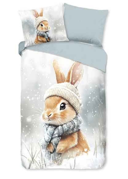 Kinderdekbedovertrek Good Morning Flanel Idun - 1 persoons 140Ã—200/220 cm