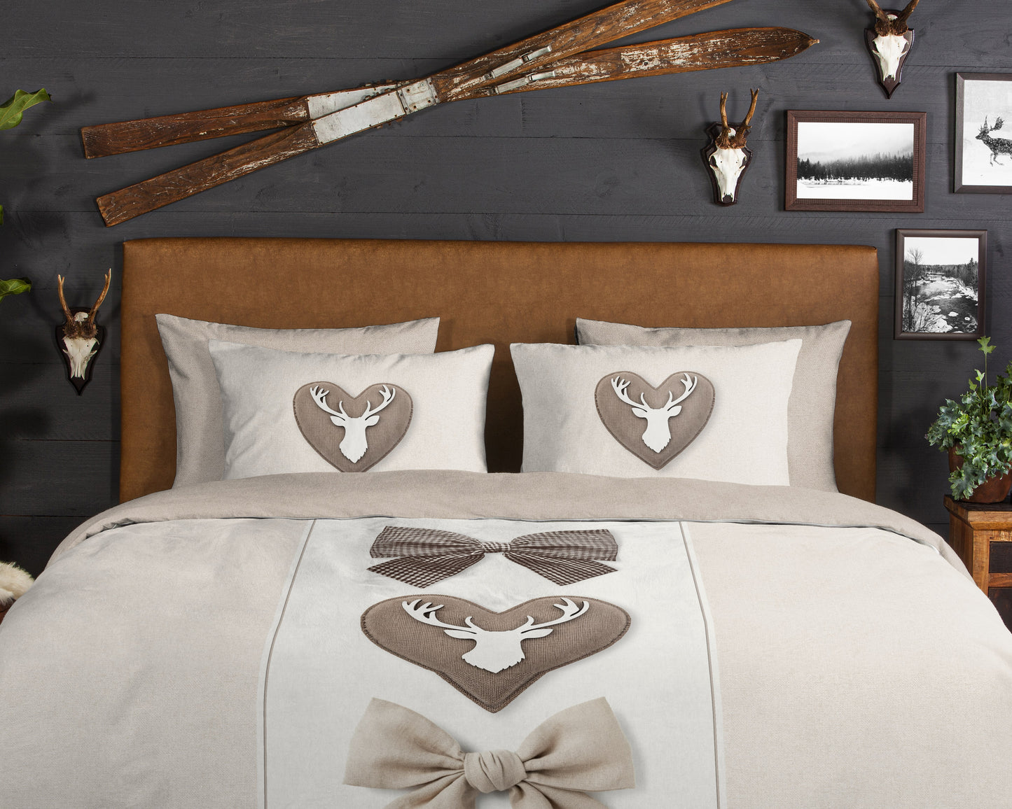 Dekbedovertrek Good Morning Flanel Siff - Lits jumeaux 240x200/220 cm