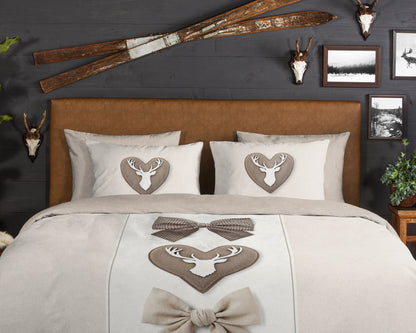 Dekbedovertrek Good Morning Flanel Siff - Lits jumeaux 240x200/220 cm